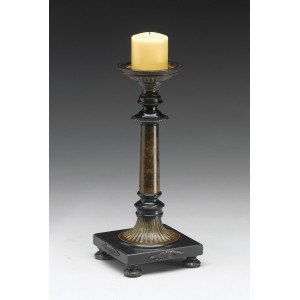 AA Importing Brass / Marble Candlestick AAI2001